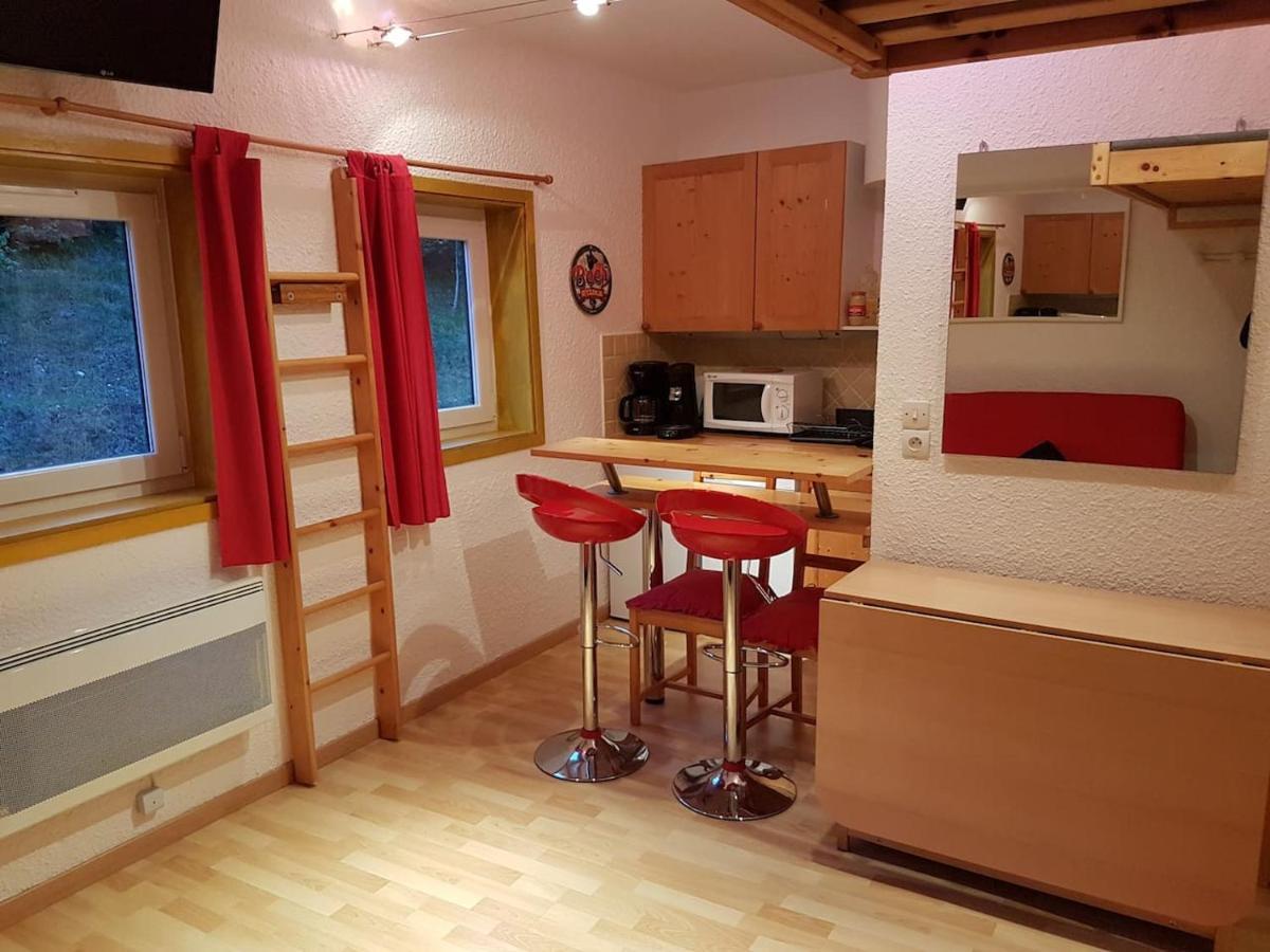 Studio Chaleureux Aux Pieds Des Pistes De Ski Des Glovettes 维拉尔-德朗 外观 照片