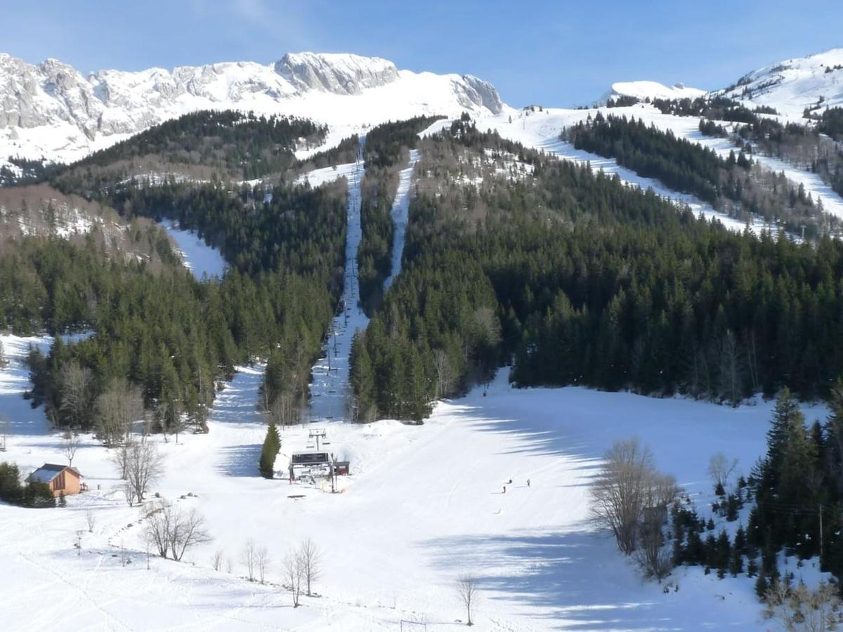 Studio Chaleureux Aux Pieds Des Pistes De Ski Des Glovettes 维拉尔-德朗 外观 照片